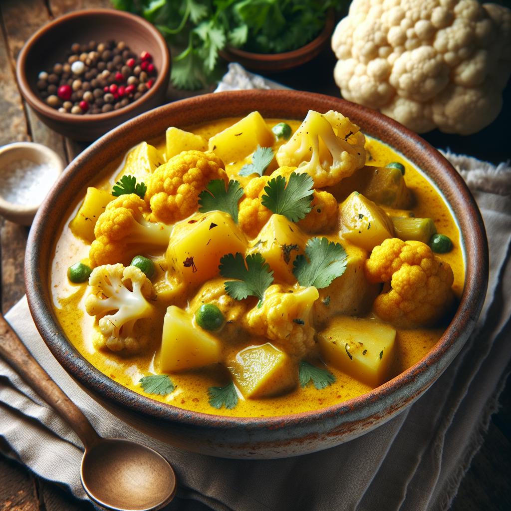 Kukkakaali-perunacurry