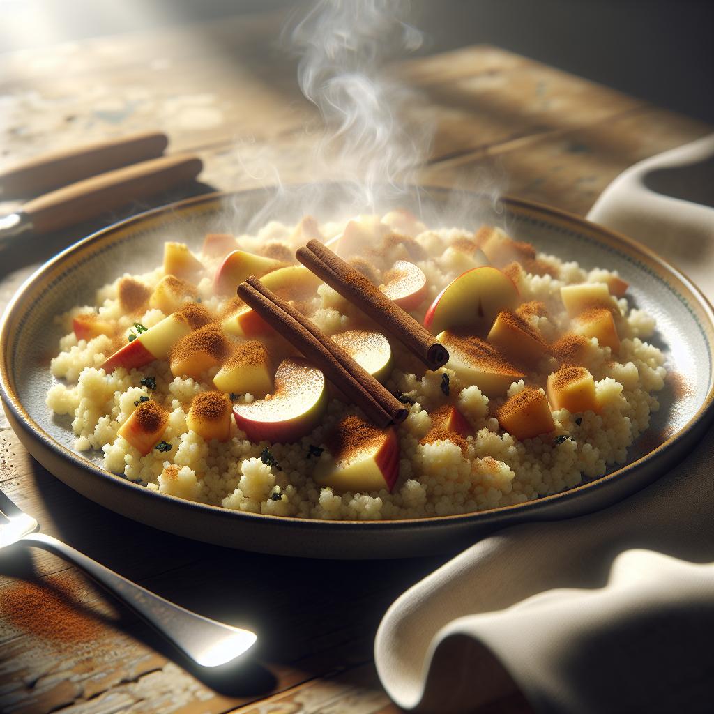 Omena-kaneli couscous