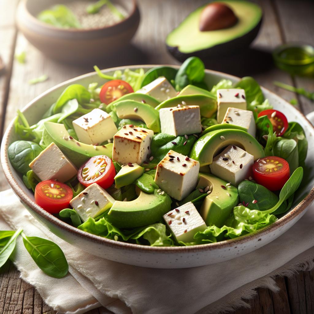 Tofu-avokadosalaatti